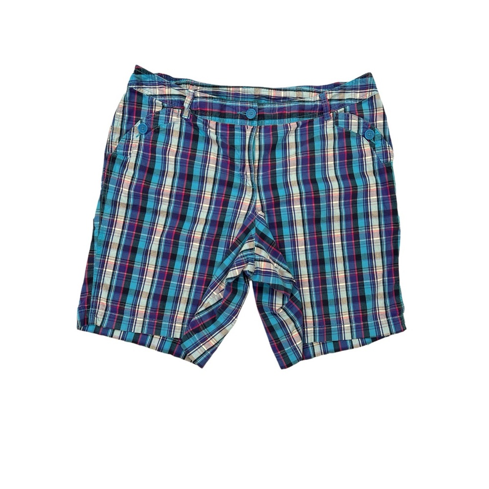 JMS plaid shorts Bermuda 18W